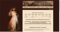 Desktop Screenshot of barmherzigkeitskloster.org